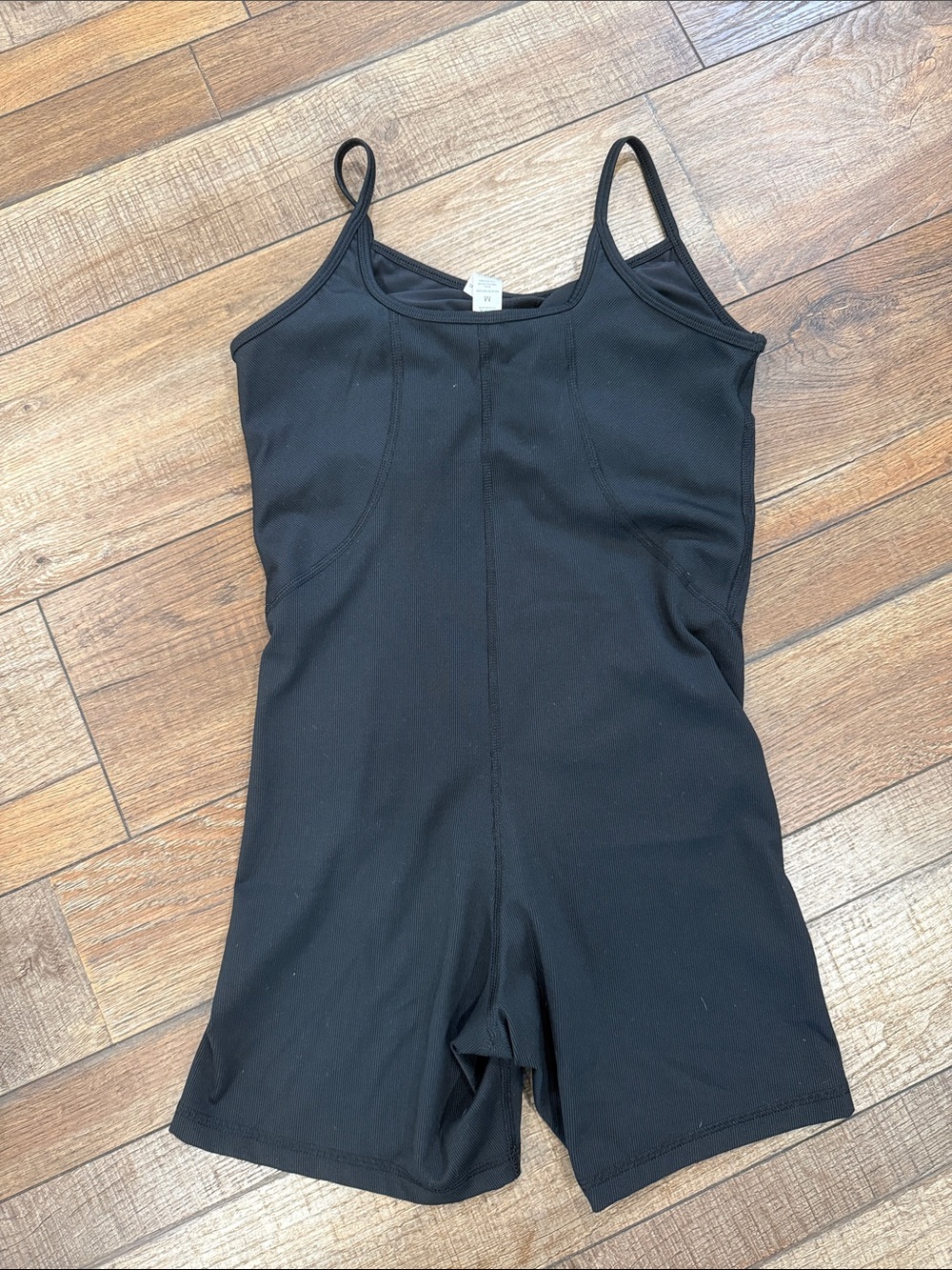 Yogalicious Illusion Ribbed Lotus Short Romper - Picture 2 of 2